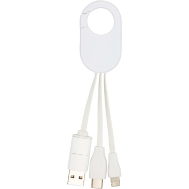 Logotrade promotional merchandise photo of: Troop 4-in-1 recycled plastic charging cable
