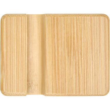 Logo trade advertising product photo of: Ebla bamboo phone stand