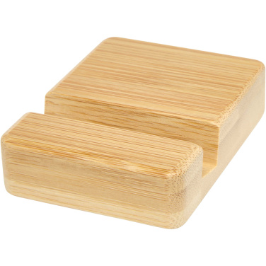 Logo trade advertising products picture of: Ebla bamboo phone stand
