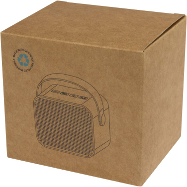 Logo trade promotional merchandise photo of: Diya 3W wireless recycled plastic speaker