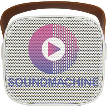Logo trade advertising product photo of: Diya 3W wireless recycled plastic speaker
