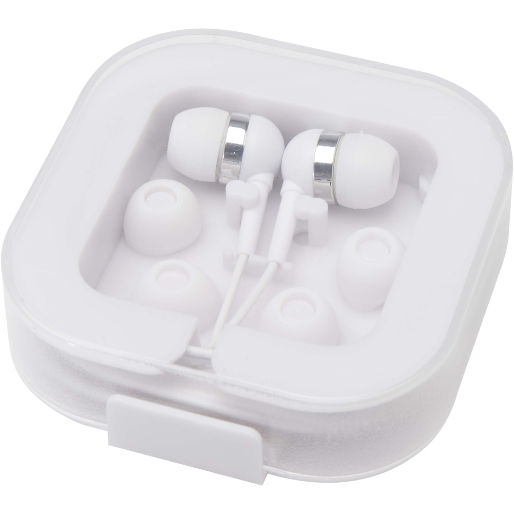Logotrade business gifts photo of: Dofida wired Type-C earbuds with recycled plastic storage box