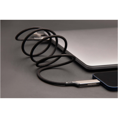 Logotrade business gift image of: SCX.design C52 100W 4-in-1 rPET magnetic ultra fast charging cable 