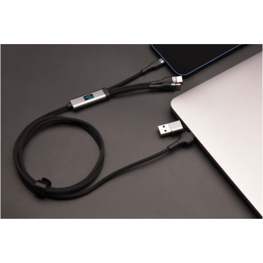 Logotrade promotional item image of: SCX.design C53 100W 5-in-1 rPET ultra fast charging cable