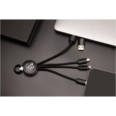 Logo trade corporate gift photo of: SCX.design C14 15W 5-in-1 charging cable