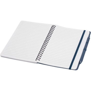 Logotrade promotional gifts photo of: Thalaasa A5 ocean-bound hard cover notebook with ballpoint pen (black ink)