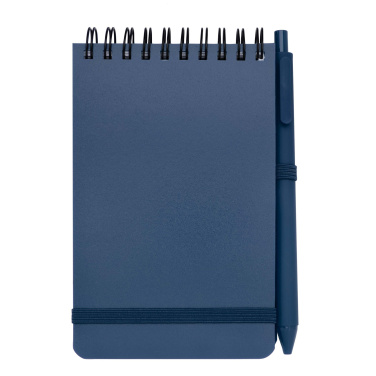 Logotrade corporate gift picture of: Thalaasa A6 hard cover ocean-bound notebook with ballpoint pen (black ink)