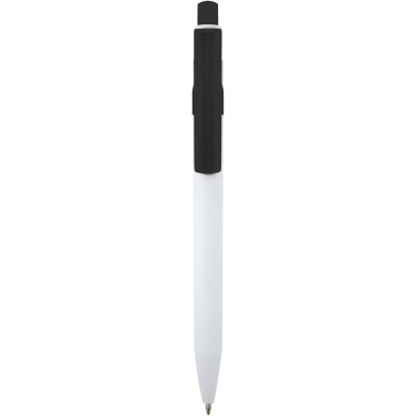 Logo trade advertising products image of: Unica recycled plastic ballpoint pen (black ink)