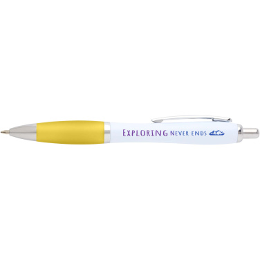 Logotrade corporate gift picture of: Nash recycled plastic ballpoint pen (black ink)