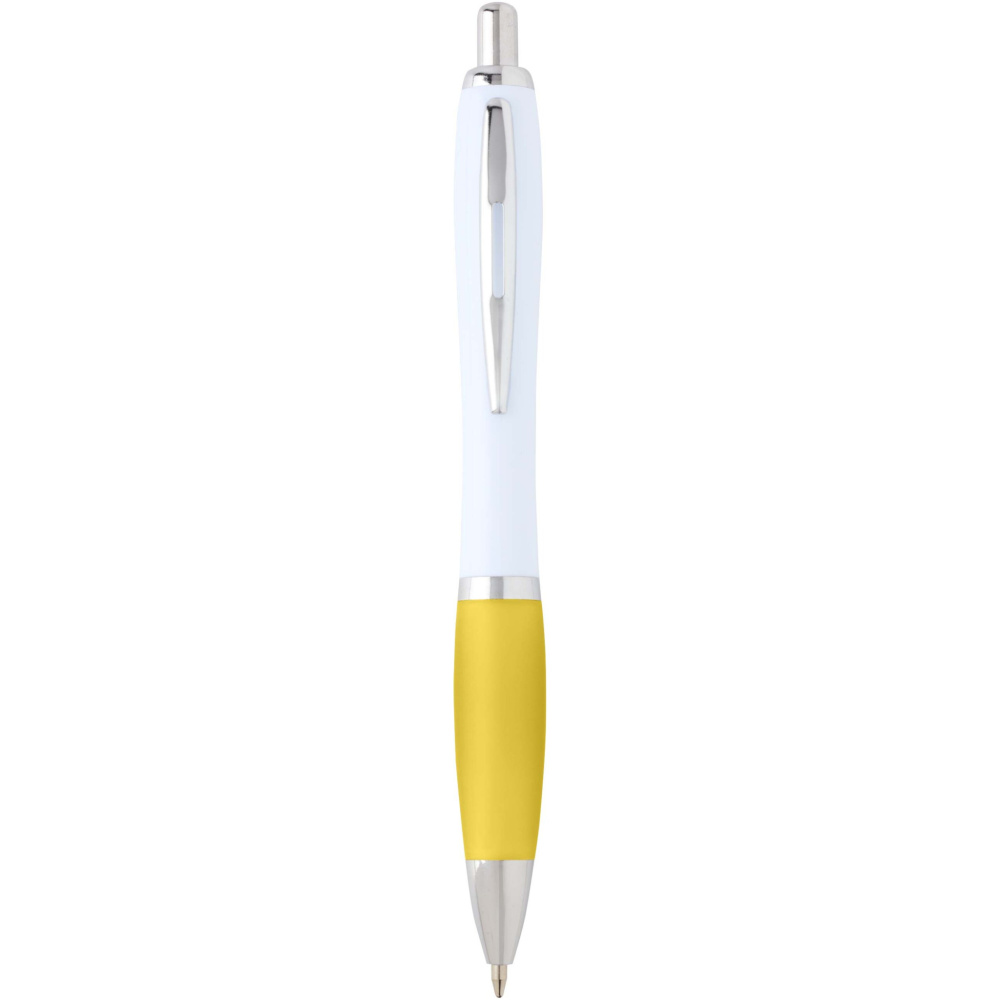 Logo trade promotional merchandise photo of: Nash recycled plastic ballpoint pen (blue ink)