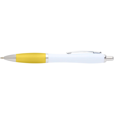 Logo trade promotional item photo of: Nash recycled plastic ballpoint pen (blue ink)