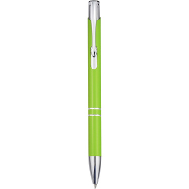 Logotrade promotional merchandise image of: Moneta recycled aluminium ballpoint pen (blue ink)