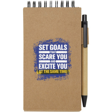 Logotrade promotional product picture of: Flipper sticky notepad with ballpoint pen (black ink)