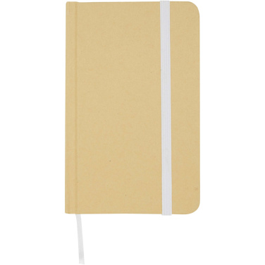Logotrade promotional item picture of: Reed A6 recycled hard cover notebook with plain pages