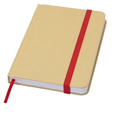 Logotrade promotional item image of: Reed A6 recycled hard cover notebook with plain pages