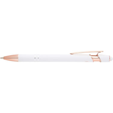 Logotrade promotional gift image of: Nanna ballpoint pen with rose gold finish (black ink)