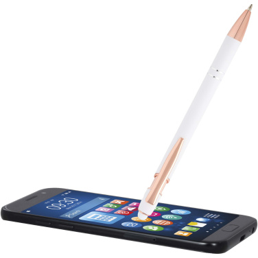 Logo trade promotional gift photo of: Nanna ballpoint pen with rose gold finish (black ink)