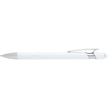 Logotrade promotional product image of: Kish ballpoint pen with silver finish (black ink)