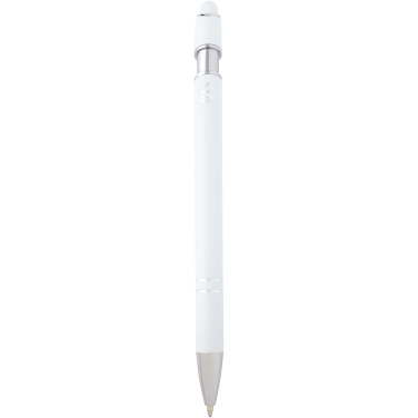 Logo trade promotional gift photo of: Kish ballpoint pen with silver finish (black ink)
