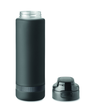 Logo trade business gifts image of: Sports water bottle RPET 1L