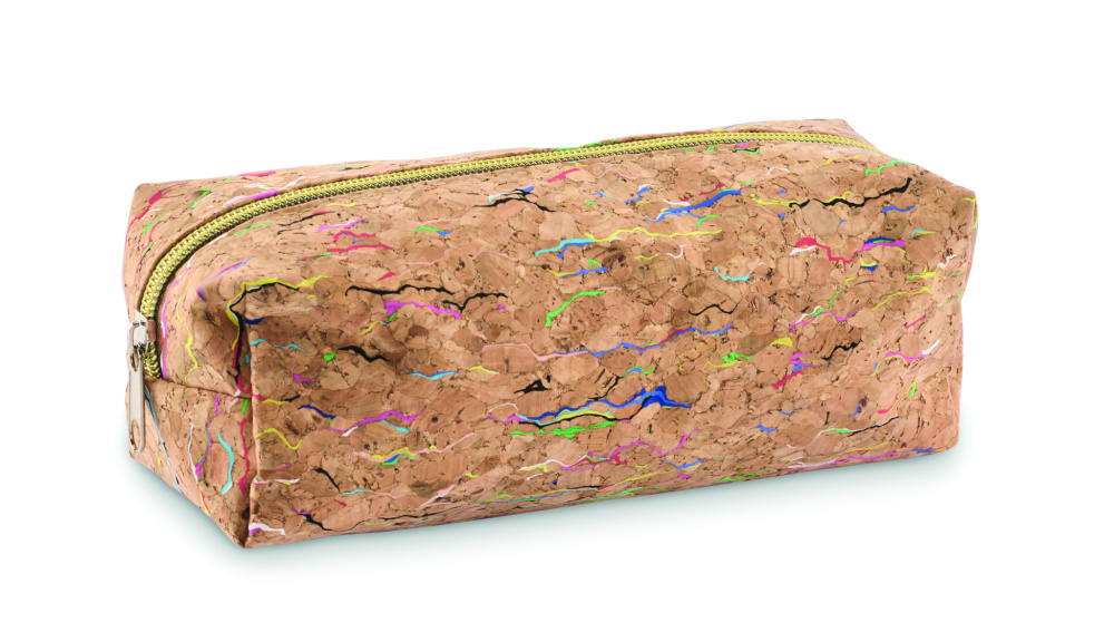 Logotrade business gifts photo of: Coloured cork pencil case