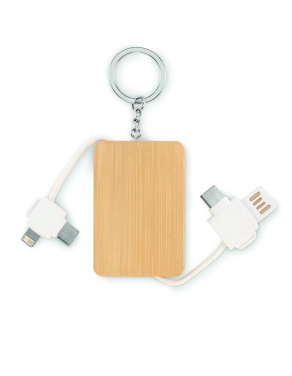 Logotrade promotional item picture of: Key ring charging cable