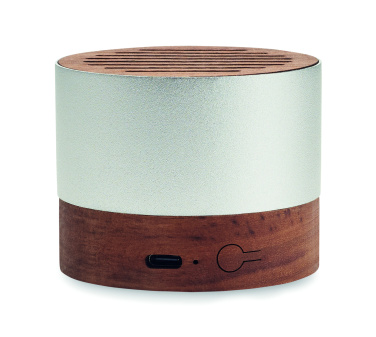 Logo trade promotional merchandise photo of: Recycled aluminium speaker