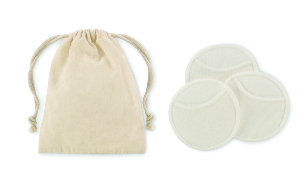 Logo trade promotional gifts picture of: Reusable face cleaning pad set