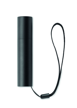 Logo trade business gift photo of: Aluminium rechargeable torch