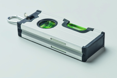 Logo trade promotional gifts image of: Mini magnetic aluminium level