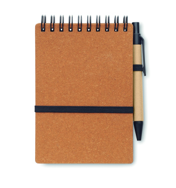 Logotrade corporate gift picture of: Recycled notebook with ball pen