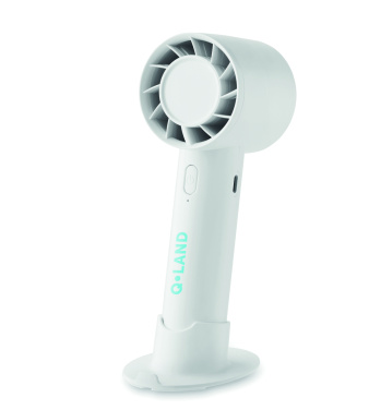 Logo trade promotional merchandise picture of: Small portable fan 2000 mAh
