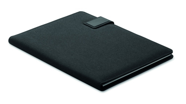 Logo trade promotional gift photo of: A4 folder and wireless charger