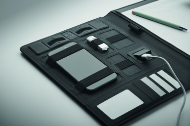Logotrade promotional gift picture of: A4 folder and wireless charger