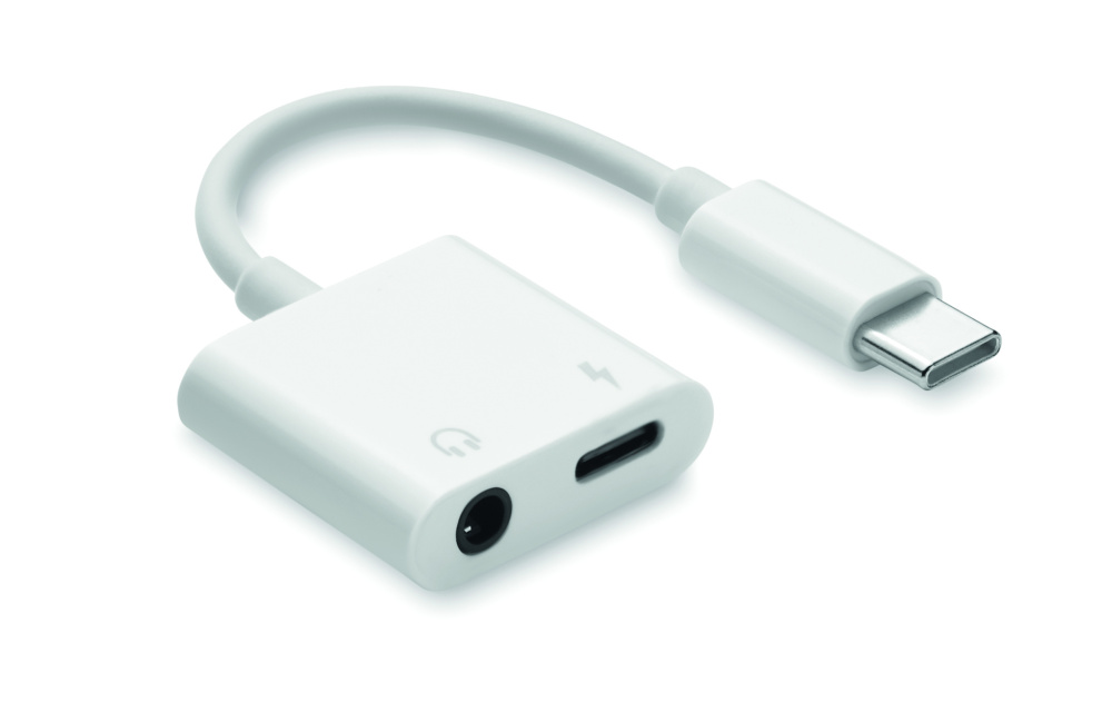 Logo trade advertising products image of: ABS jack audio splitter type C