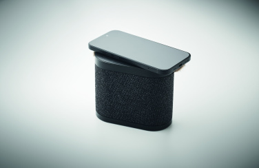 Logo trade promotional gifts picture of: 15W wireless charger speaker