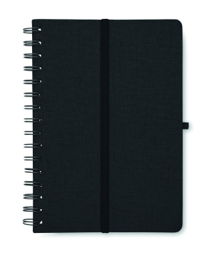 Logo trade promotional merchandise image of: A5 notebook with phone holder