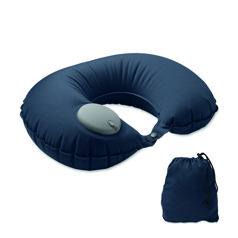 Logo trade promotional giveaway photo of: Fast inflatable travel pillow