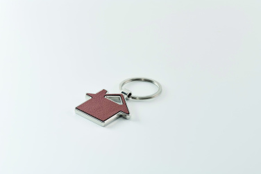 Logotrade advertising product image of: House shaped key ring