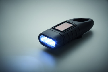 Logotrade promotional gift picture of: Solar torch with dynamo crank