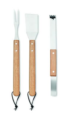 Logo trade promotional merchandise photo of: Oakwood barbecue set