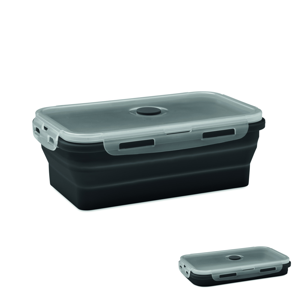 Logo trade promotional product photo of: Collapsible silicone lunch box
