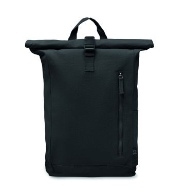 Logo trade promotional items image of: Roll top backpack 390 gr/m²