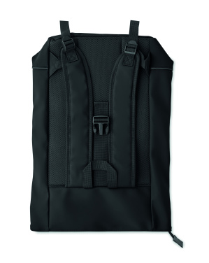 Logotrade promotional item picture of: Laptop 15" roll top PU backpack