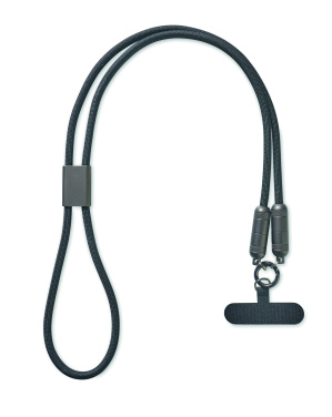 Logo trade promotional item photo of: 60W phone holder lanyard cable