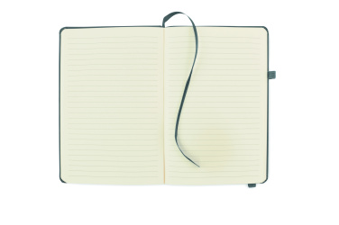 Logotrade promotional merchandise photo of: Recycled Leather A5 notebook