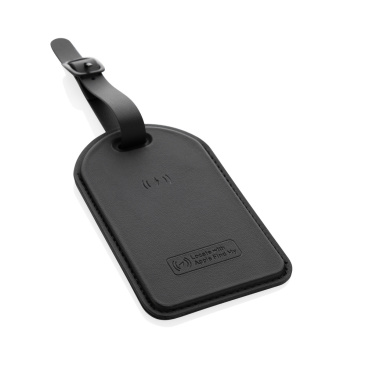Logo trade promotional merchandise image of: Globetrack RCSrPolyester luggage tag with worldwide locating