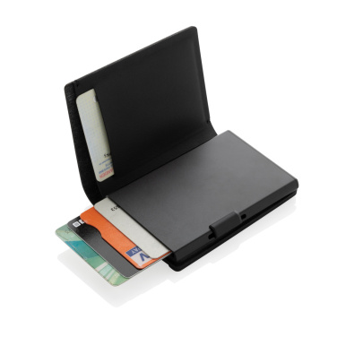 Logotrade business gift image of: Seekcard RCS rpolyester card wallet with worldwide locating