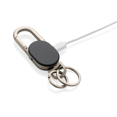 Logo trade corporate gifts picture of: Keyfinder keychain with worldwide locating and USB C