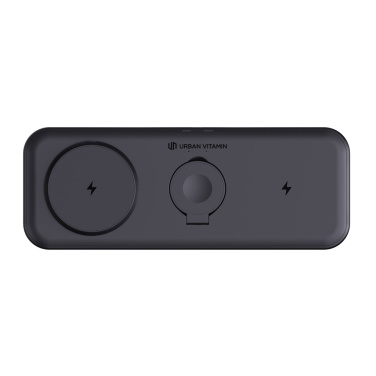 Logo trade promotional products picture of: Urban Vitamin Torrance 3 in 1 magnetic 15W charger